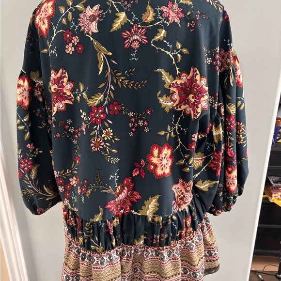 Casting Made in France Boho Floral Button-Up Blouse - Picture 3 of 8